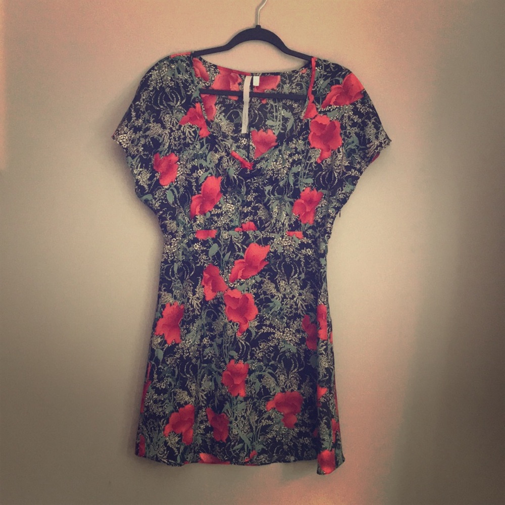 Rose Dress with Cutout from Reformed